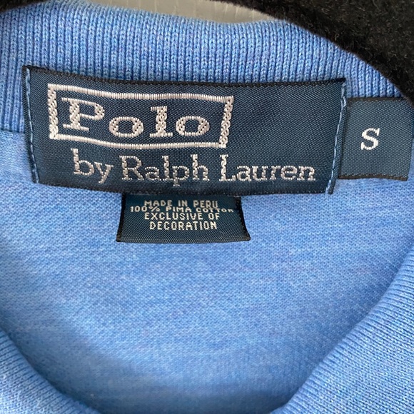 Men’s Polo by Ralph Lauren Blue Long Sleeve Small - Picture 4 of 5